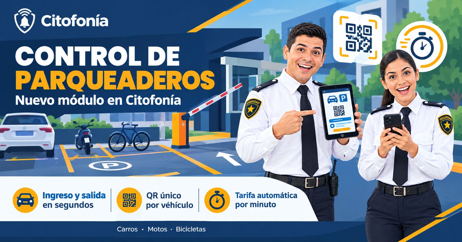 Llega el Control de Parqueaderos